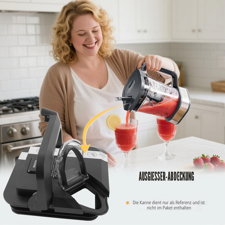 Ersatzverriegelungsdeckel für Ninja, Ninja Mixer Deckel Ersatz nur kompatibel mit Ninja Blender 72 U