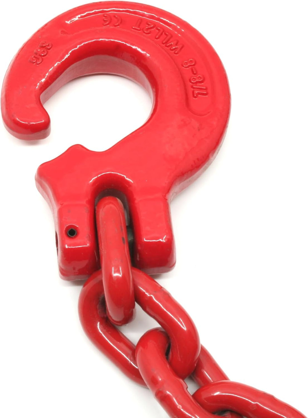 Chokerkette mit Nadel und Schlinghaken, rund 8mm - [ rund 4m ]