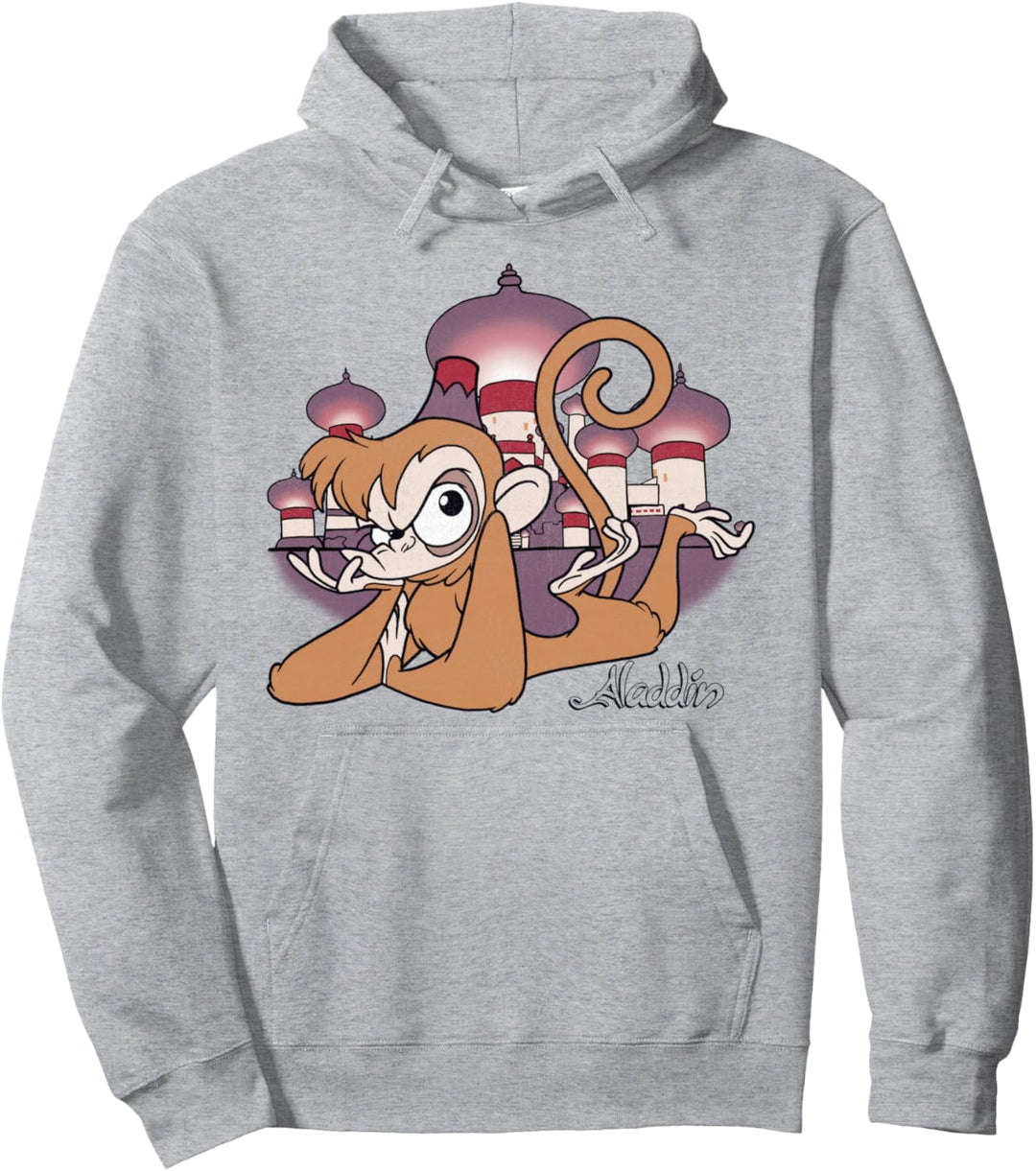 Disney Aladdin Abu In Agrabah Portrait Pullover Hoodie