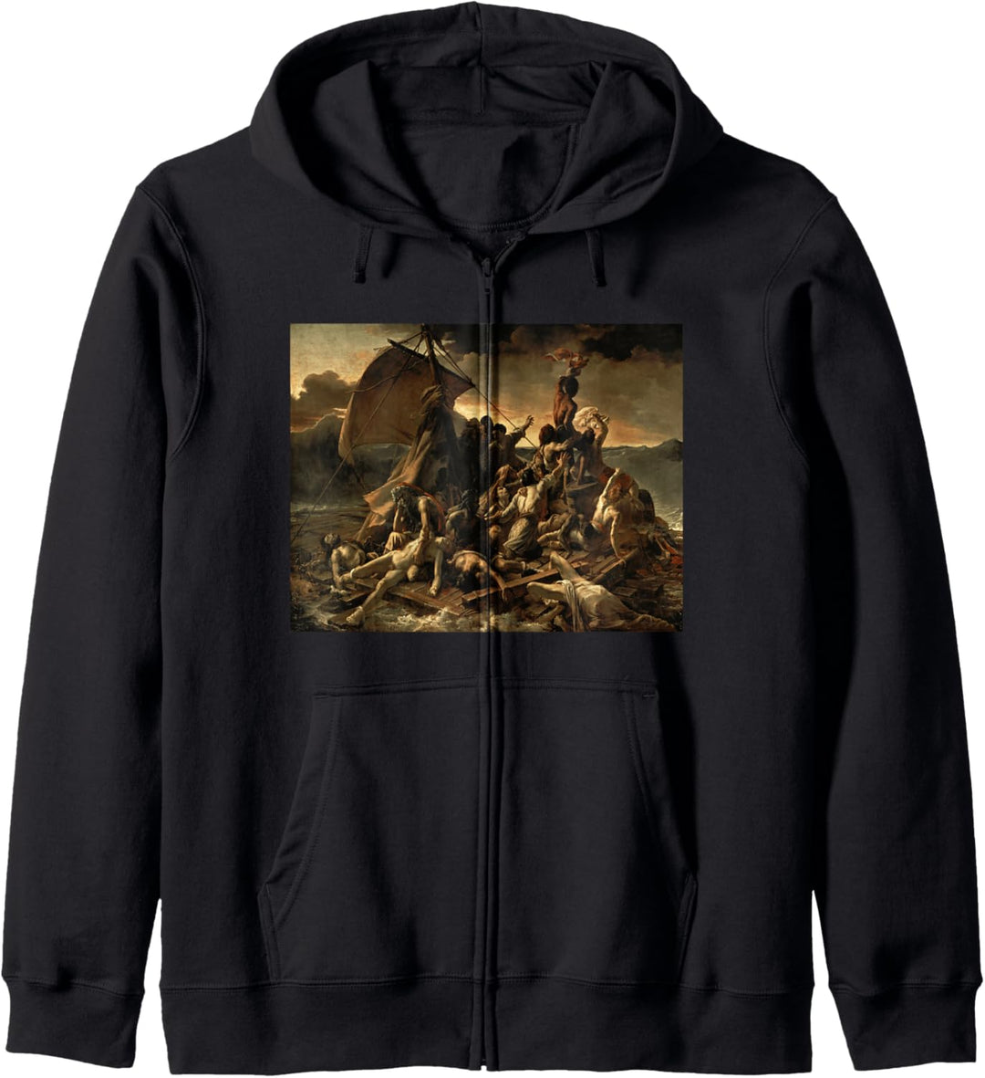 Jean Louis Theodore Gericaults Das Floss der Medusa Kapuzenjacke