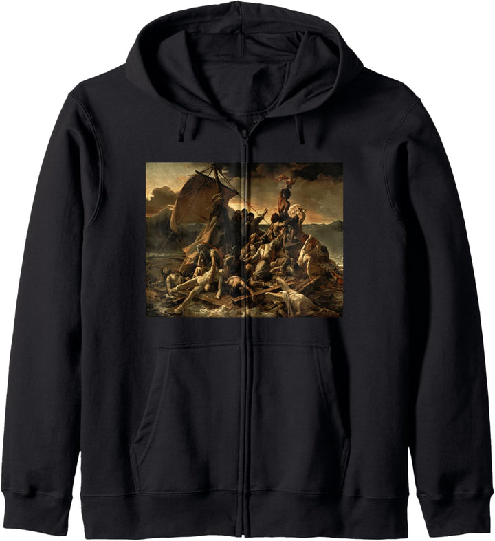 Jean Louis Theodore Gericaults Das Floss der Medusa Kapuzenjacke