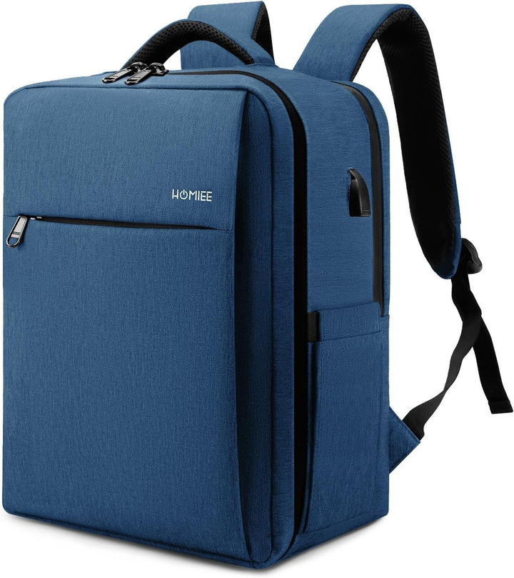 HOMIEE Handgepäck Rucksack Herren, Laptop Rucksack 15,6 Zoll Reiserucksack Travel Backpack Business