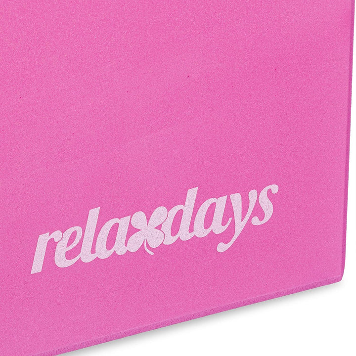 Relaxdays 10 x Yogablock, Yoga-Klötze für Yoga-Übungen, Hartschaum, rutschfest, Yoga-Würfel, HxBxT: