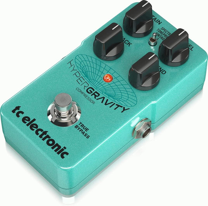 TC Electronic HYPERGRAVITY COMPRESSOR Aussergewöhnliches Multiband-Kompressionspedal mit Vintage Com