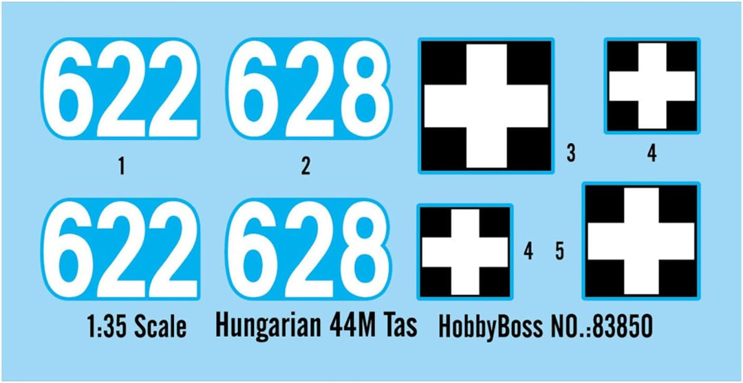 Hobby Boss 83850 - Modellbausatz Hungarian 44M Tas