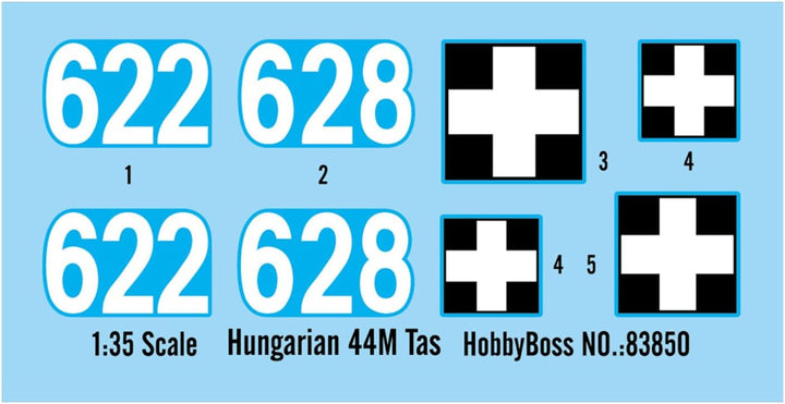 Hobby Boss 83850 - Modellbausatz Hungarian 44M Tas