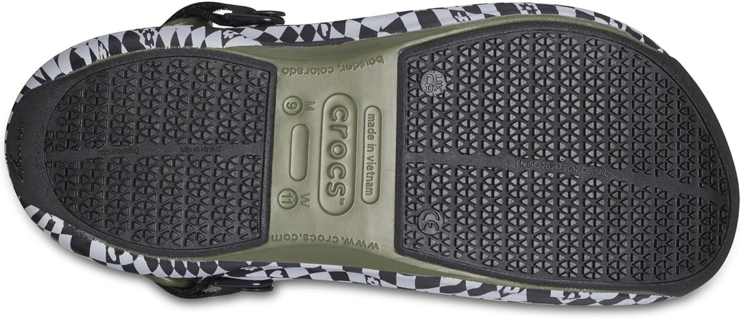 Crocs Unisex Bistro Pro Literide Clog Holzschuh 36/37 EU Black White, 36/37 EU Black White