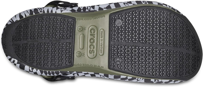 Crocs Unisex Bistro Pro Literide Clog Holzschuh 36/37 EU Black White, 36/37 EU Black White