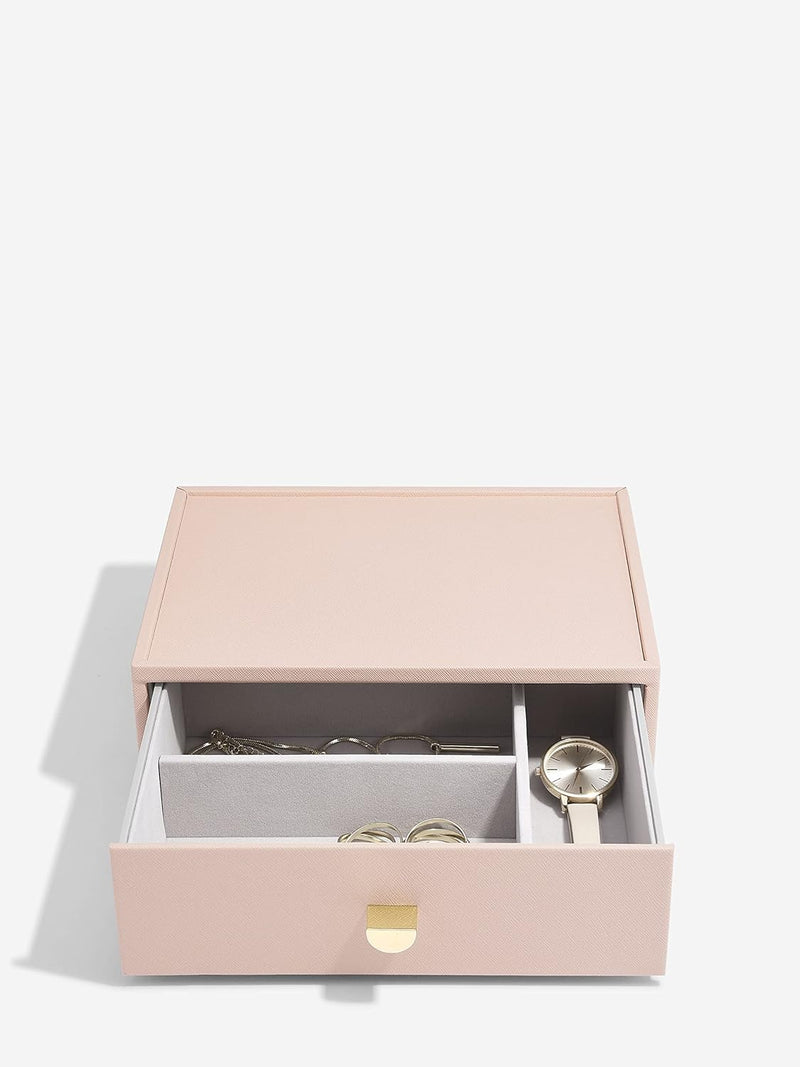 Stackers Blush Classic Jewellery Box - Set of 3 (with drawers) Blush Pink, Blush Pink