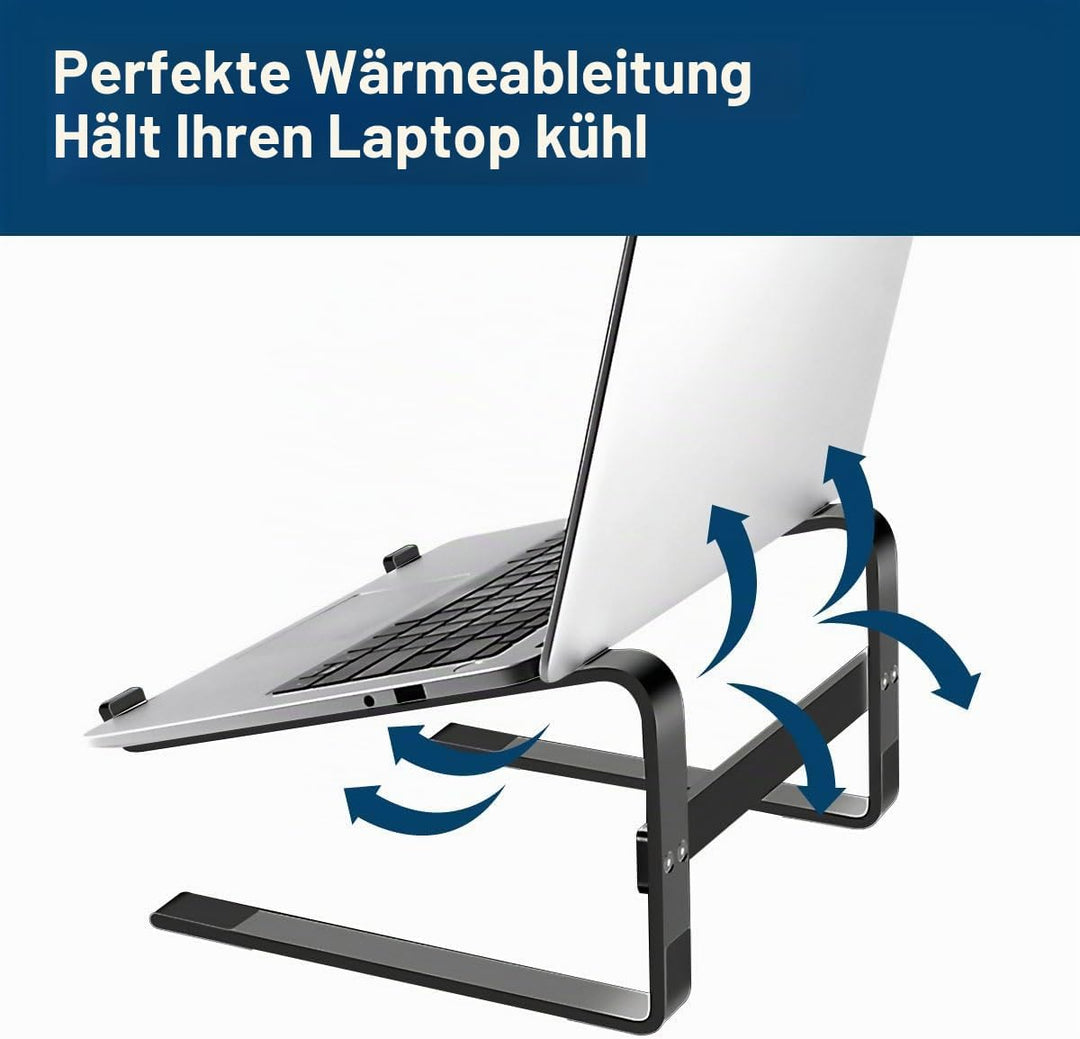 MMOBIEL Laptop Stand Grosser - Laptop Ständer 10 bis 18 Zoll - Laptophalterung Universal - Laptopstä