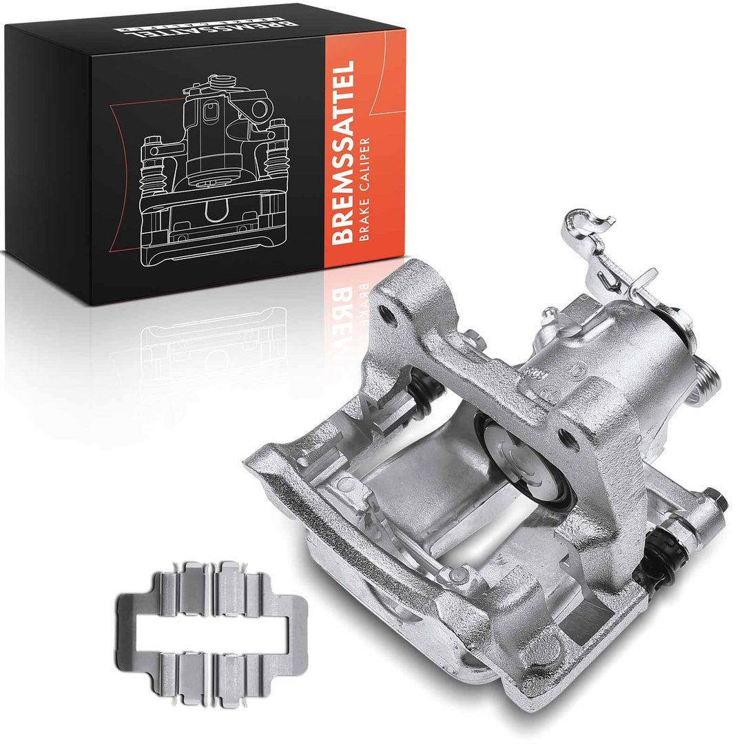 Frankberg Bremssattel Bremszange mit Träger Hinterachse Links Kompatibel mit A3 8P1 2004-2013 Golf V