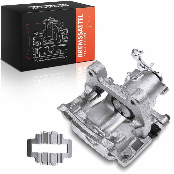 Frankberg Bremssattel Bremszange mit Träger Hinterachse Links Kompatibel mit A3 8P1 2004-2013 Golf V