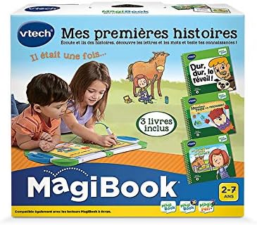 VTech Magibook-Pack mit 3 Büchern, Lernbuch, 80 – 488805, mehrfarbig – französische Version Packung