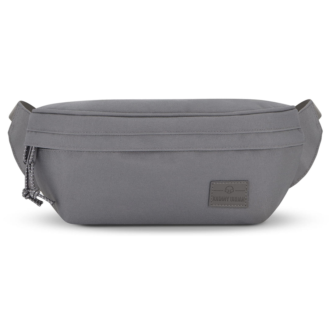 JOHNNY URBAN Bauchtasche Damen &amp; Herren Grau - Tom - Gürteltasche Mit Flexiblem Gurt für Festival -