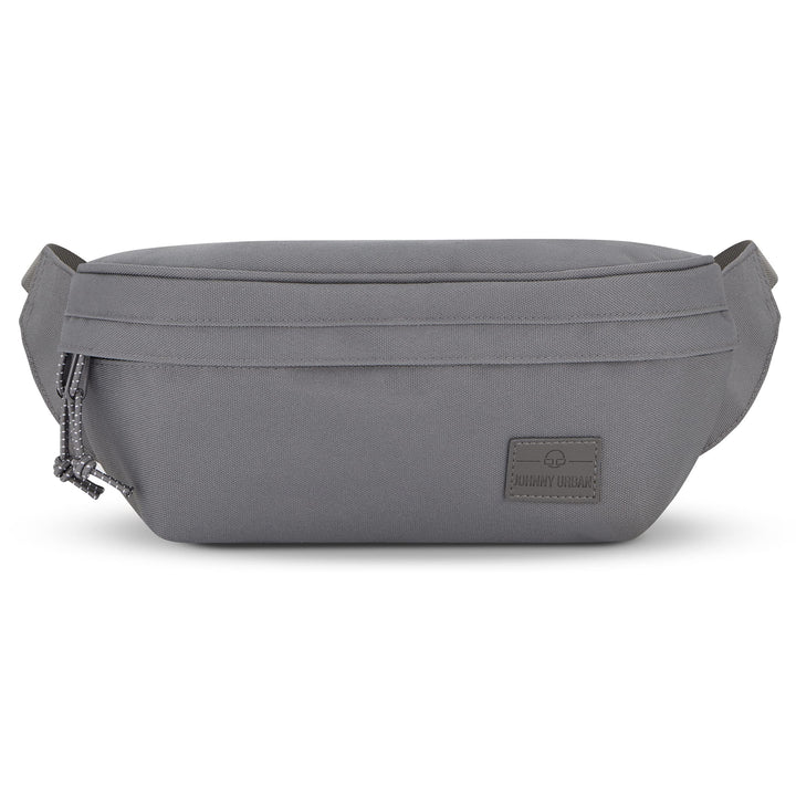 JOHNNY URBAN Bauchtasche Damen &amp; Herren Grau - Tom - Gürteltasche Mit Flexiblem Gurt für Festival -