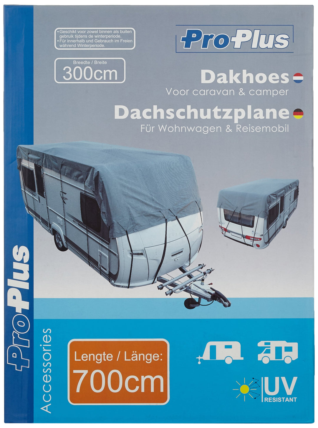 ProPlus 610276 Wohnwagen und Reisemobil Dachschutzplane