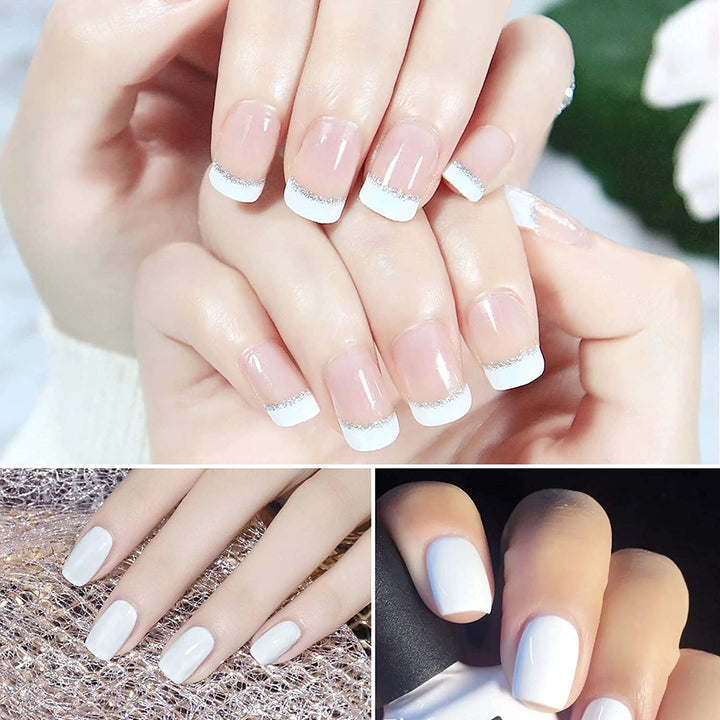Vishine Komplettes Set 36 W UV-Lampe LED Nageltrockner 6 semi-permanenter Nagellack Nagellack Top Ba