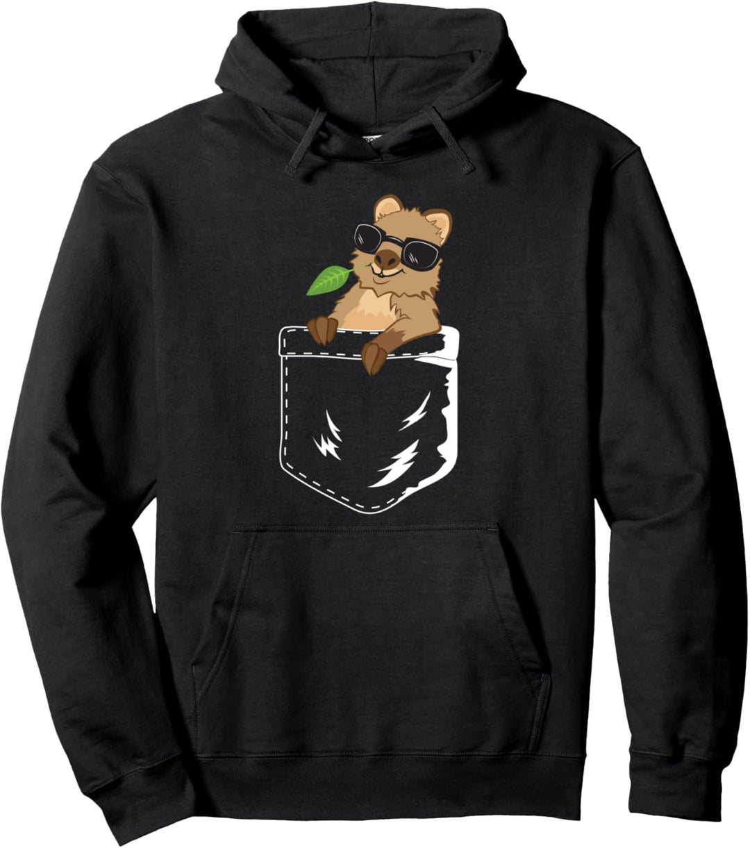 Quokka Baby Hemdtasche Sonnenbrille Australien Beuteltier Pullover Hoodie