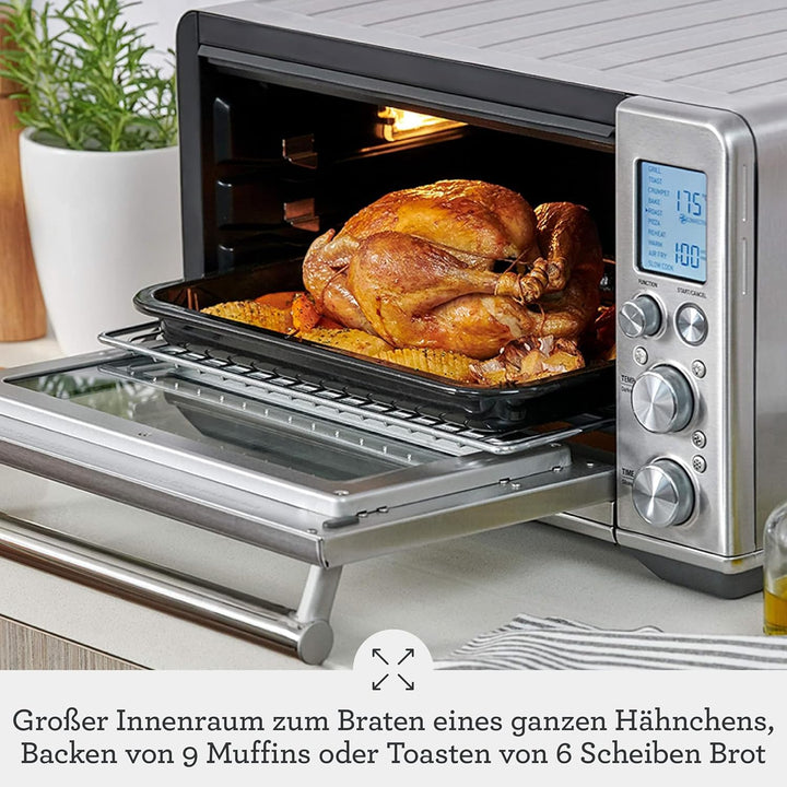 Sage - The Smart Oven Air Fryer - 22L Backofen mit Heissluftfritteuse - 10 Voreinstellungen, bis zu