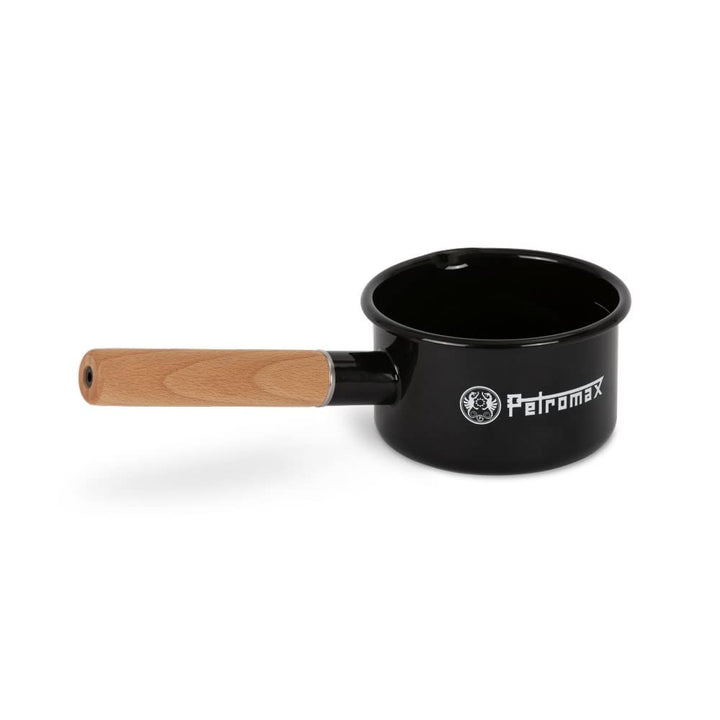 Petromax Emaille Stieltopf 0,5 l Schwarz, 0,5 l Schwarz