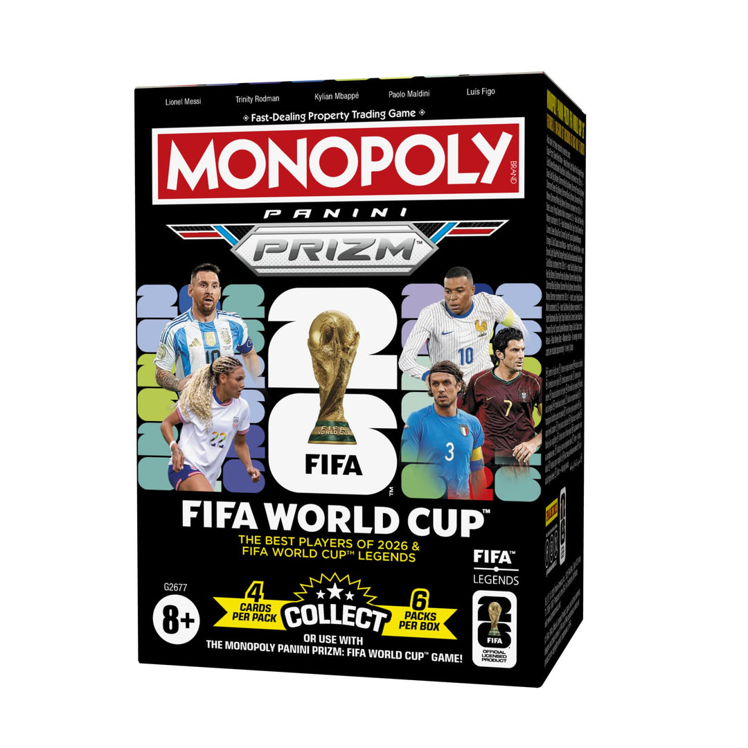 Monopoly Panini Prizm: FIFA World Cup Trading Cards Booster Box | aktuelle Stars und FIFA World Cup