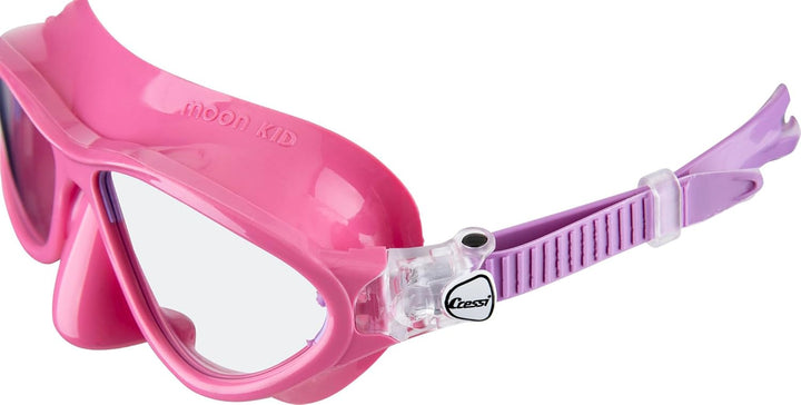 CRESSI Moon Schwimmbrille Kinder 7 bis 15 Jahre mit Bruchsicheren Gläsern, Kratzschutz, Sicherem Sit