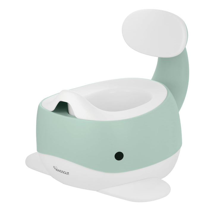 Kindsgut Kinder-Töpfchen, Babytopf WC/Klo, kinderfreundliches Wal-Design und dezente Farben, Toilett