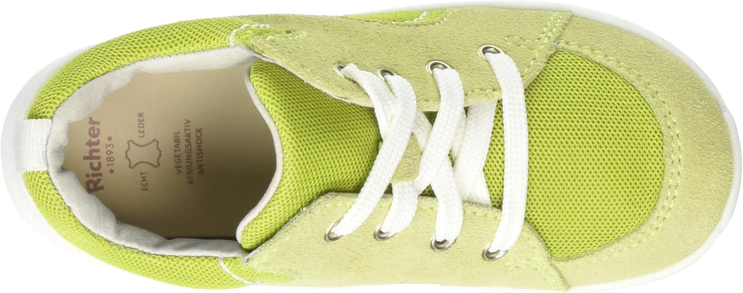 Richter Kinderschuhe Jungen Valentin Sneaker 22 EU Lime, 22 EU Lime