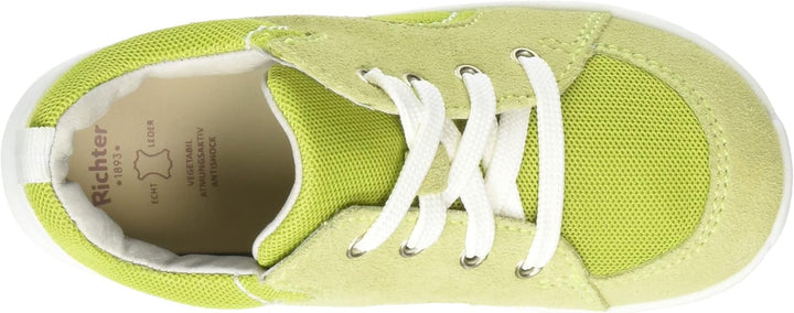 Richter Kinderschuhe Jungen Valentin Sneaker 22 EU Lime, 22 EU Lime