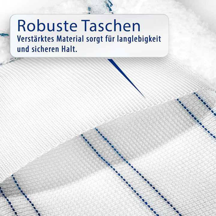 Peggy Perfect 3er Set – waschbarer Wischmopp Mikrofaser Ersatzbezug „Floor Hero“ mit Einer Grösse vo