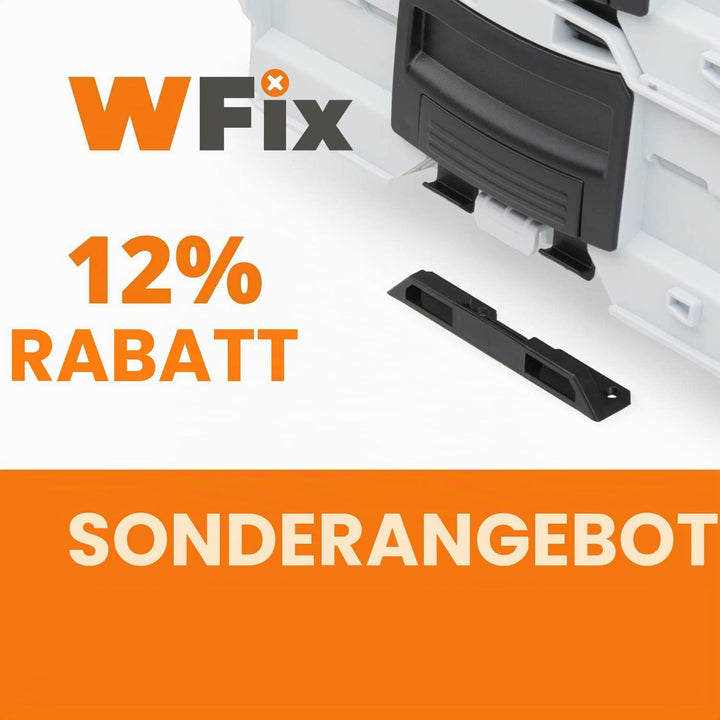 WFix Sortimo L-BOXX Halter für Bosch Sortimo | L-SAFE Sicherheitsbefestigungen | Passend für alle Bo