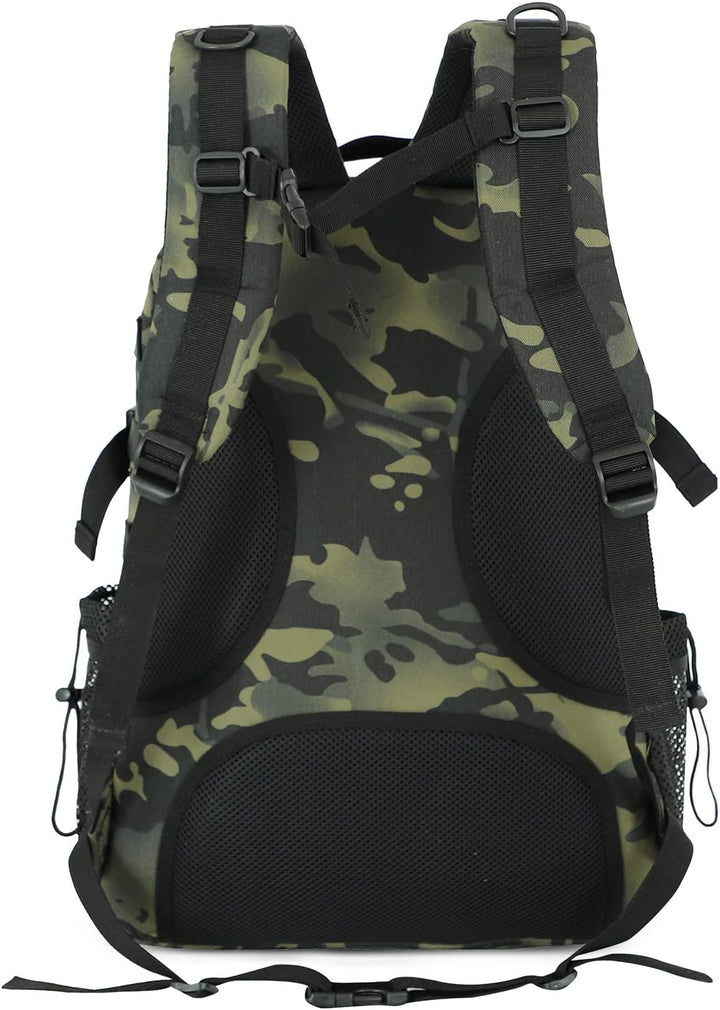 FALKENSTEJN Rucksack für Freizeit Outdooraktivitäten Schule Arbeit Multifunktionsrucksack Woodland 3