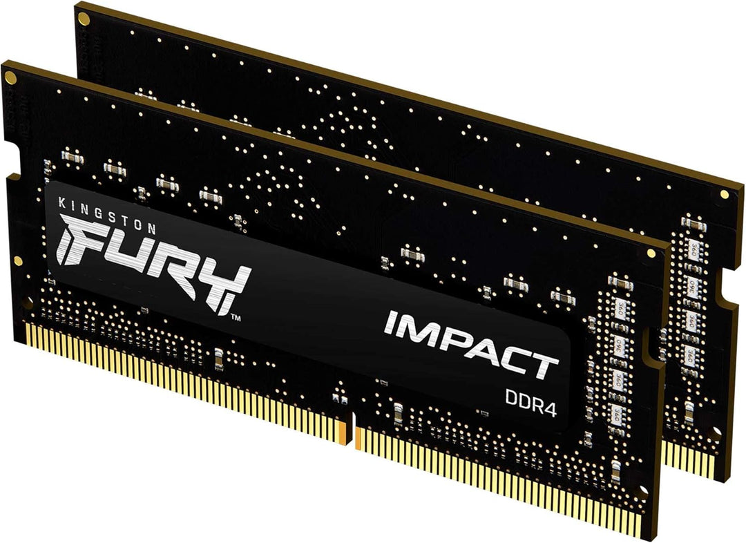 Kingston FURY Impact 32GB (2x16GB) 3200MHz DDR4 CL20 Laptop Speicher Kit mit 2 KF432S20IBK2/32 32GB
