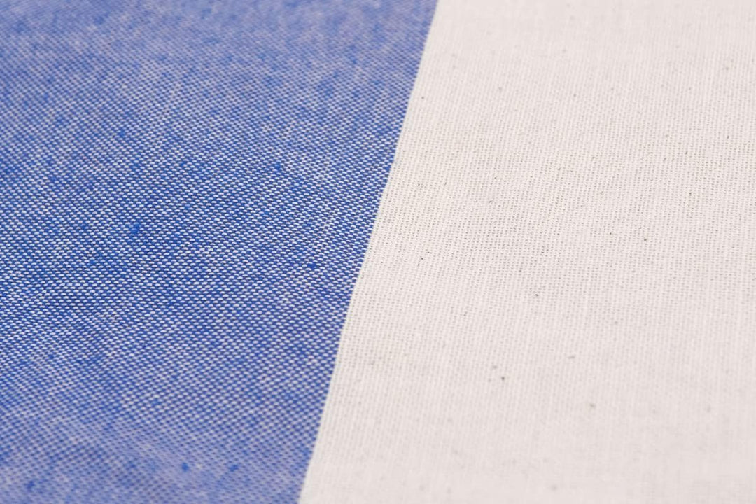 HomeLife Sofabezug für 3-Sitzer, Baumwolle mit Bindebändern, Überwurf für 3-Sitzer, mit Armlehnen, g