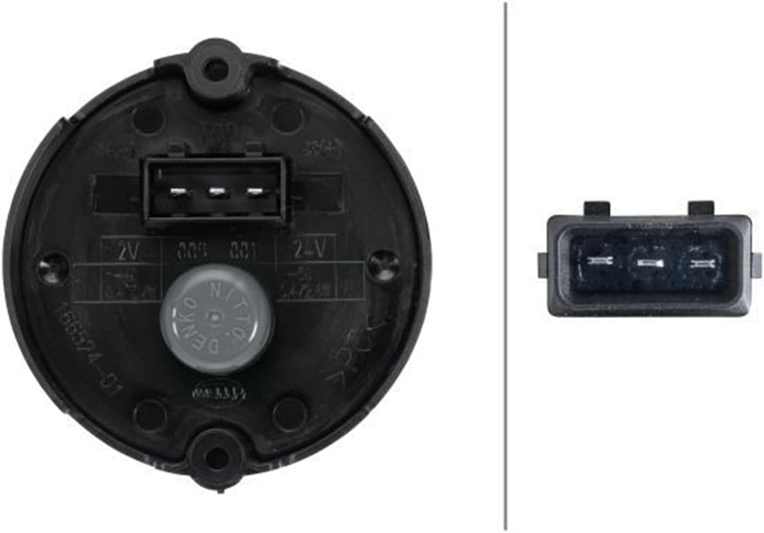 HELLA - Heckleuchte - LED - 12V - Einbau/geschraubt - Lichtscheibenfarbe: glasklar - Stecker: AMP -