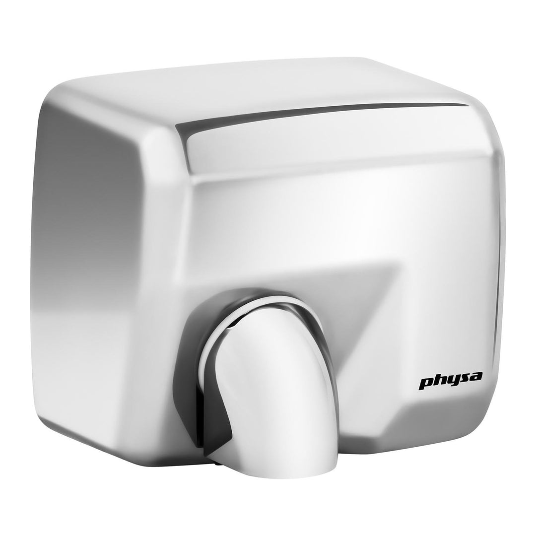Physa VELLA SILVER Händetrockner (elektrisch, 10-15s, 2.300W, 230V, robust, Luftgeschwindigkeit: 35