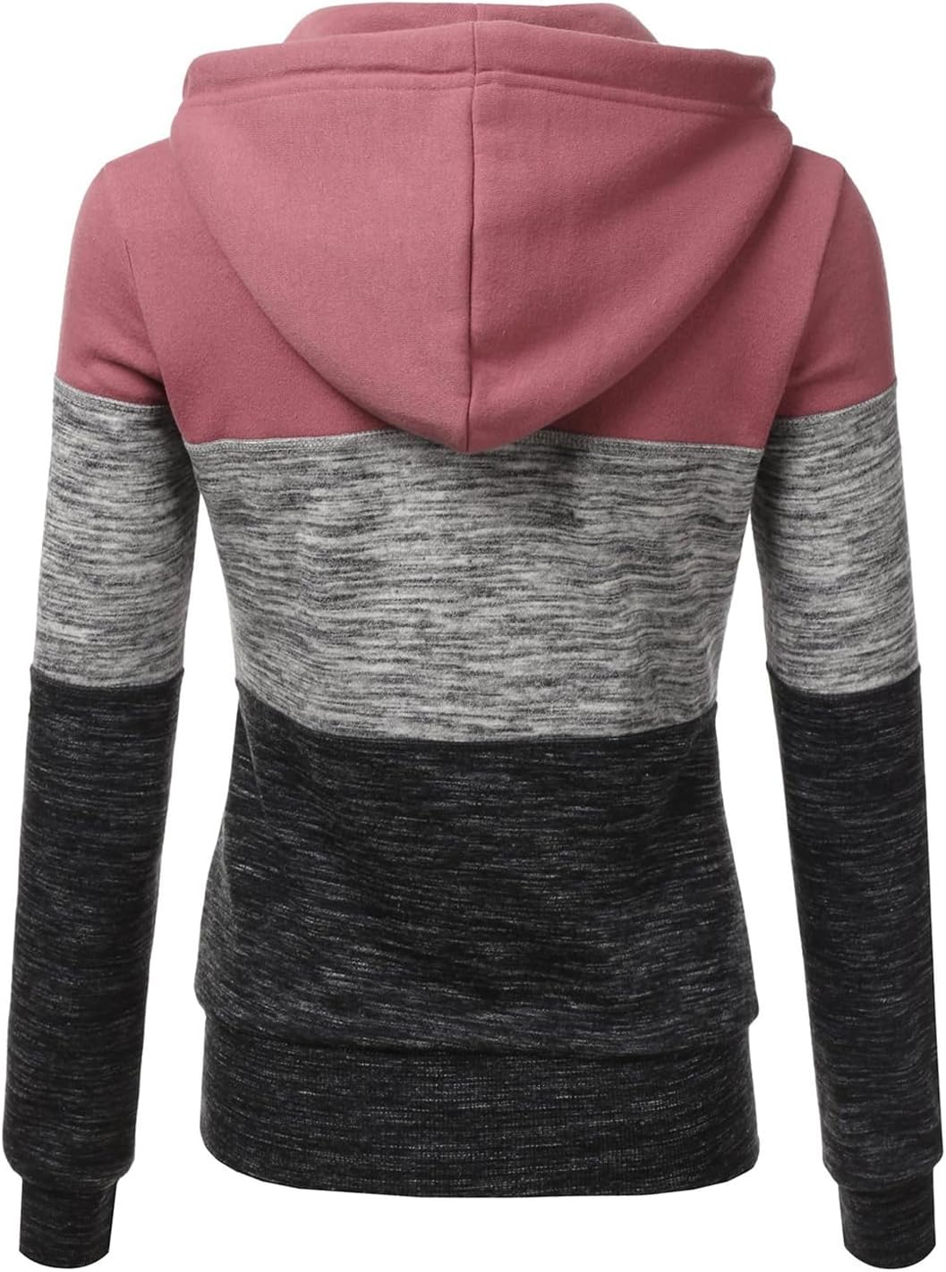 Damen Kapuzenpullover Basic Damen Hoodie mit Reissverschluss Kapuzenpulli Langarm Kapuze Herbst Wint