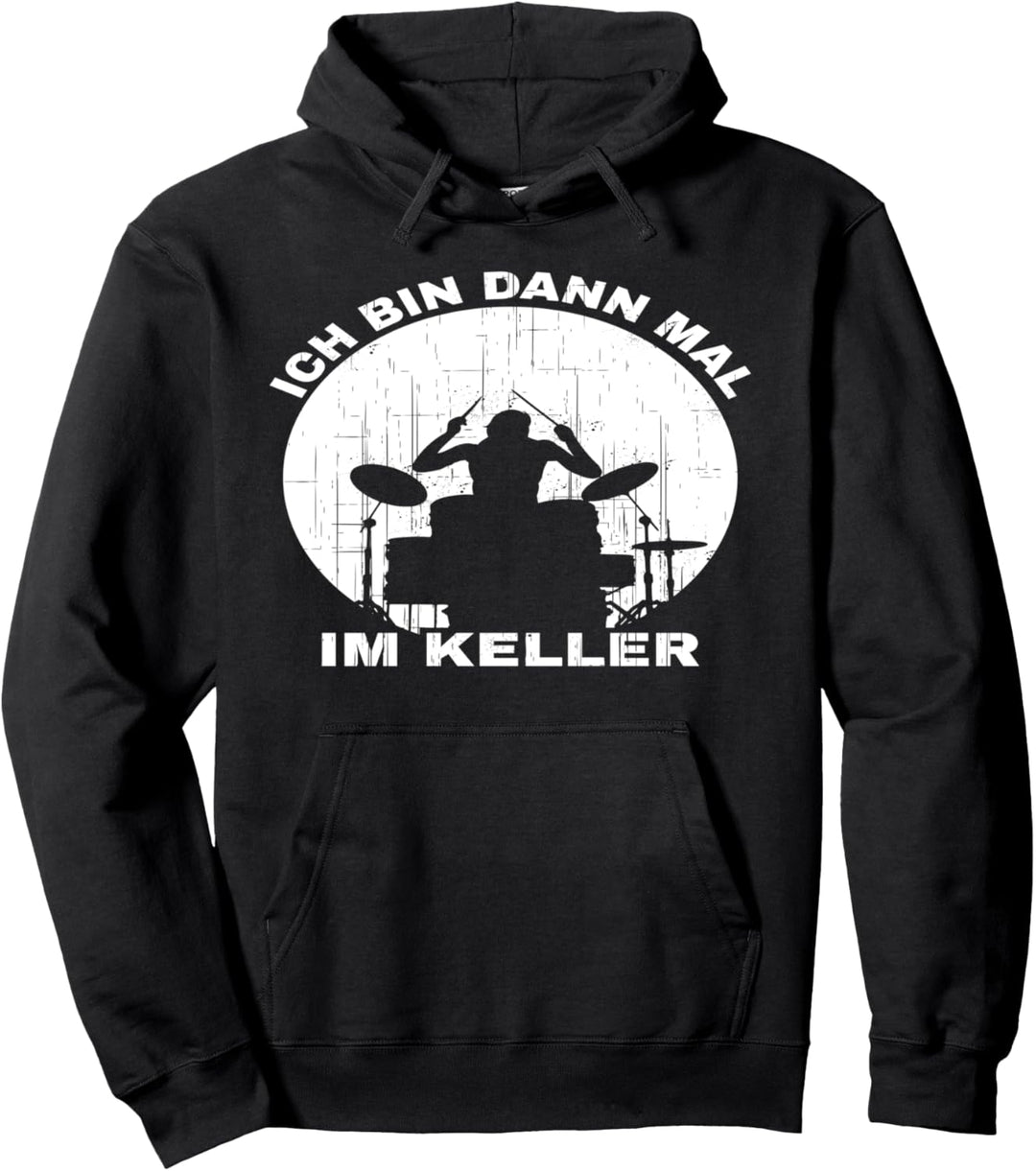Drummer Musiker Schlagzeuger Spruch I Fun Schlagzeug Pullover Hoodie