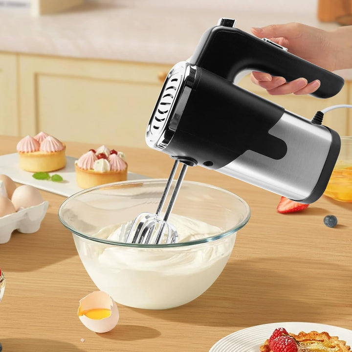 Vegena Handmixer Elektrisch Handrührgerät 800W Mixer Handrührer Handrührer Küchenmixer Schneebesen M
