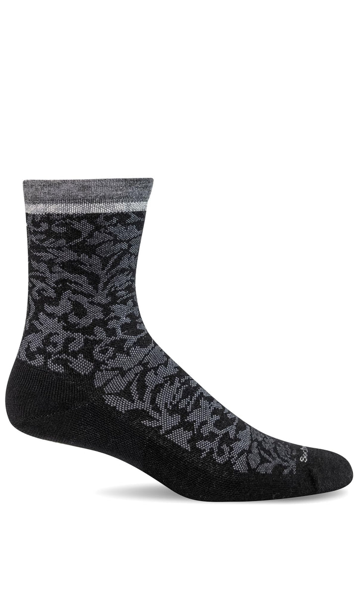 Sockwell Damen Plantar Cush Crew Socken, Schwarz