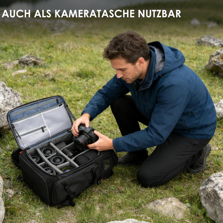 TARION Flightpro FPV Drohnen Rucksack: Professionelle Wasserdichte Rucksacktasche für FPV Racing Qua