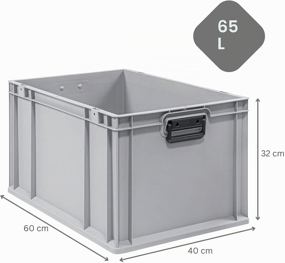 Mega Deal | 10x Proregal Eurobox NextGen Portable Duo |HxBxT 32x40x60cm HxBxT 32x40x60cm Grau, HxBxT