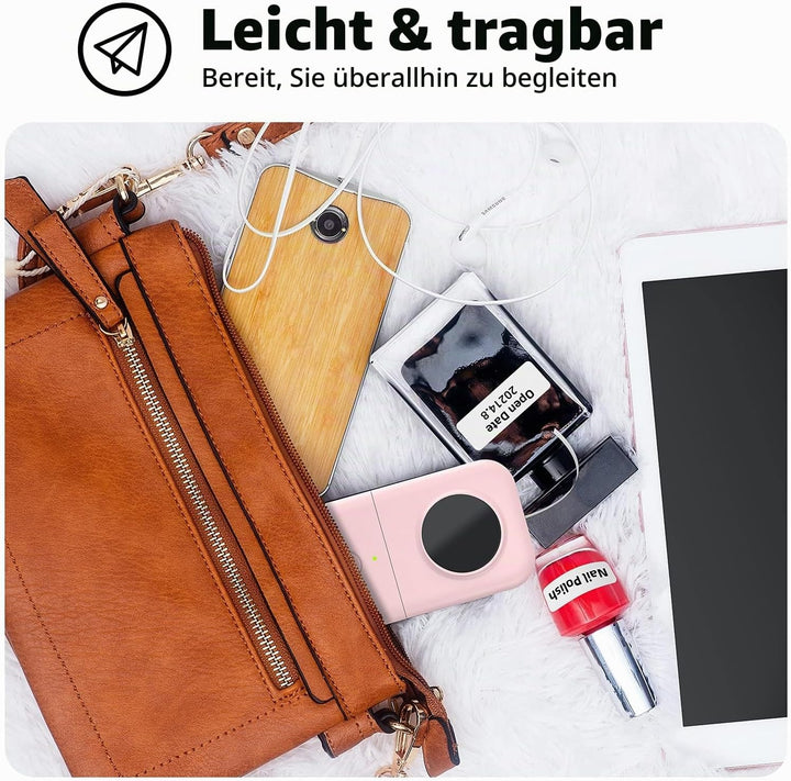 Phomemo D30 Mini Etikettiergerät - Beschriftungsgerät Selbstklebend Bluetooth Etikettendrucker, Etti
