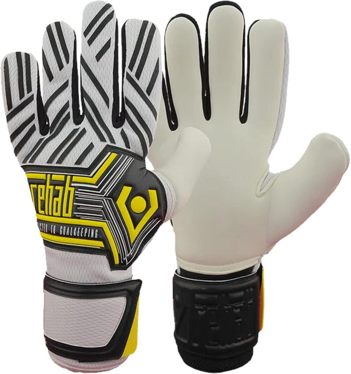 Rehab Master CG2 NC TW-Handschuhe Herren Weiss Schwarz Gelb 10, Weiß Schwarz Gelb 10