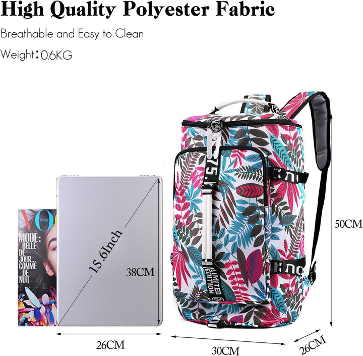 FANDARE Reisetaschen Sporttasche Laptop Tasche Damen Umhängetasche Herren Handgepäck Schultertasche