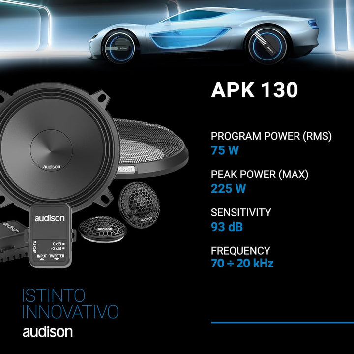 'AUDISON PRIMA APK 130 High End komposet 13 cm/5,25-450 W