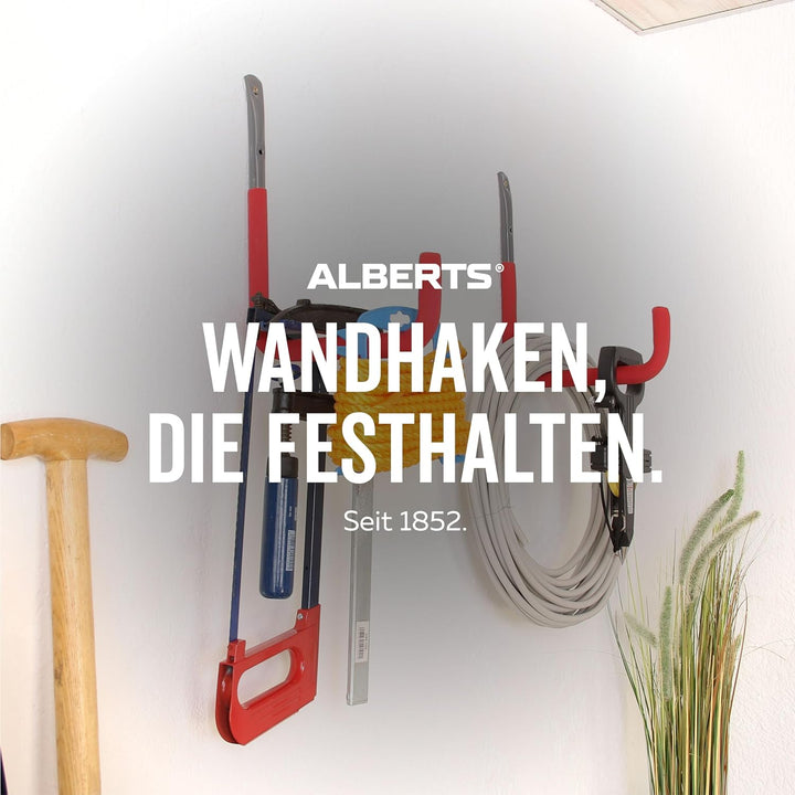 Alberts 856052 Wandhaken | wahlweise in verschiedenen Ausführungen | abgewinkelt | galvanisch blau v