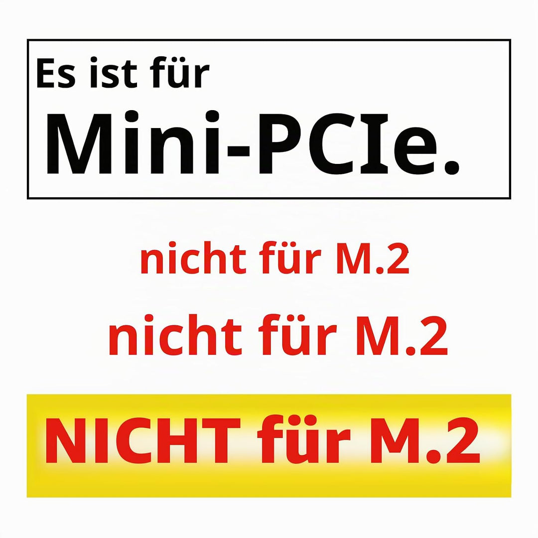 Mini PCIe 1G Gigabit Ethernet Network Card (Intel I210AT), with LED Light, 30-cm Cable Length Intel
