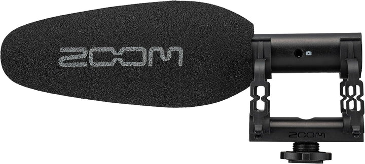 Zoom ZSG-1 Stereo-On-Camera-Mikrofon, hochgerichtet, stossabsorbierend, leicht, für Content-Erstelle