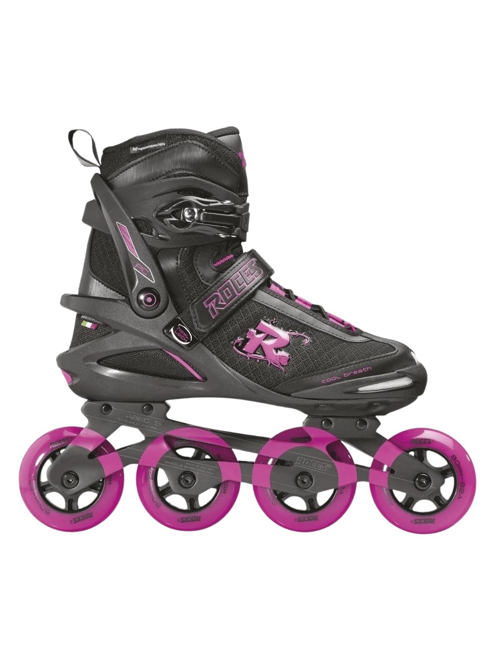 Roces Damen Pic Tif Women Inline Skate 38 schwarz-rosa, 38 schwarz-rosa